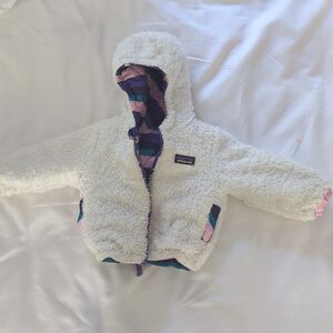 Baby Patagonia Reversible Jacket/ Fleece 12 months